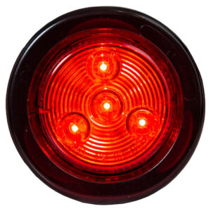 2 Inch Round Marker/Clearance Light with 4 LEDs