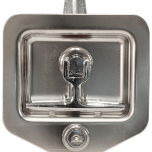 Zinc Plated Single Point T-Handle Latch with Mounting Holes