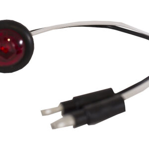 0.75 Inch Round Marker Clearance Lights with 1 LED
